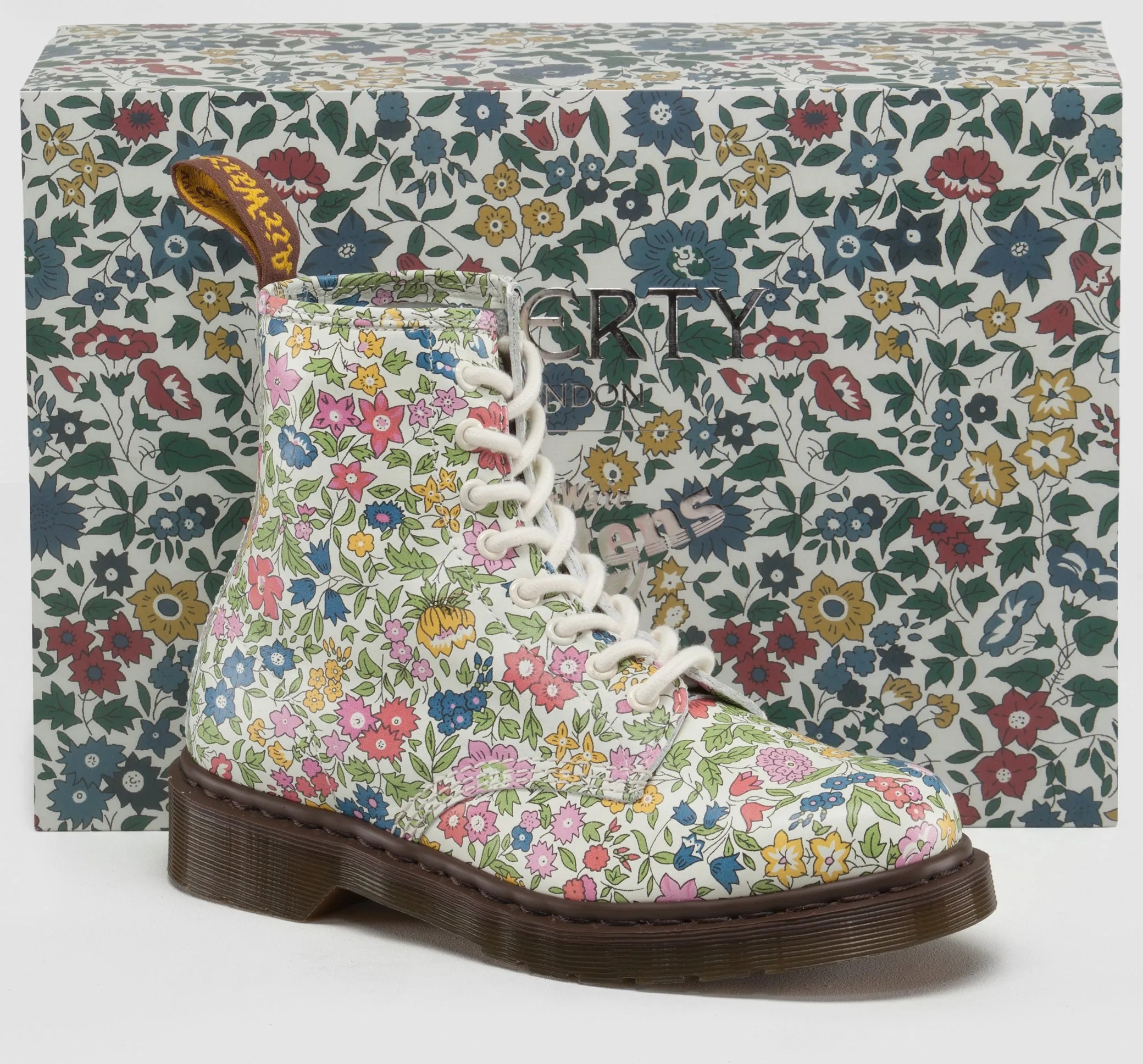 1460 LIberty Flower Leather Boots