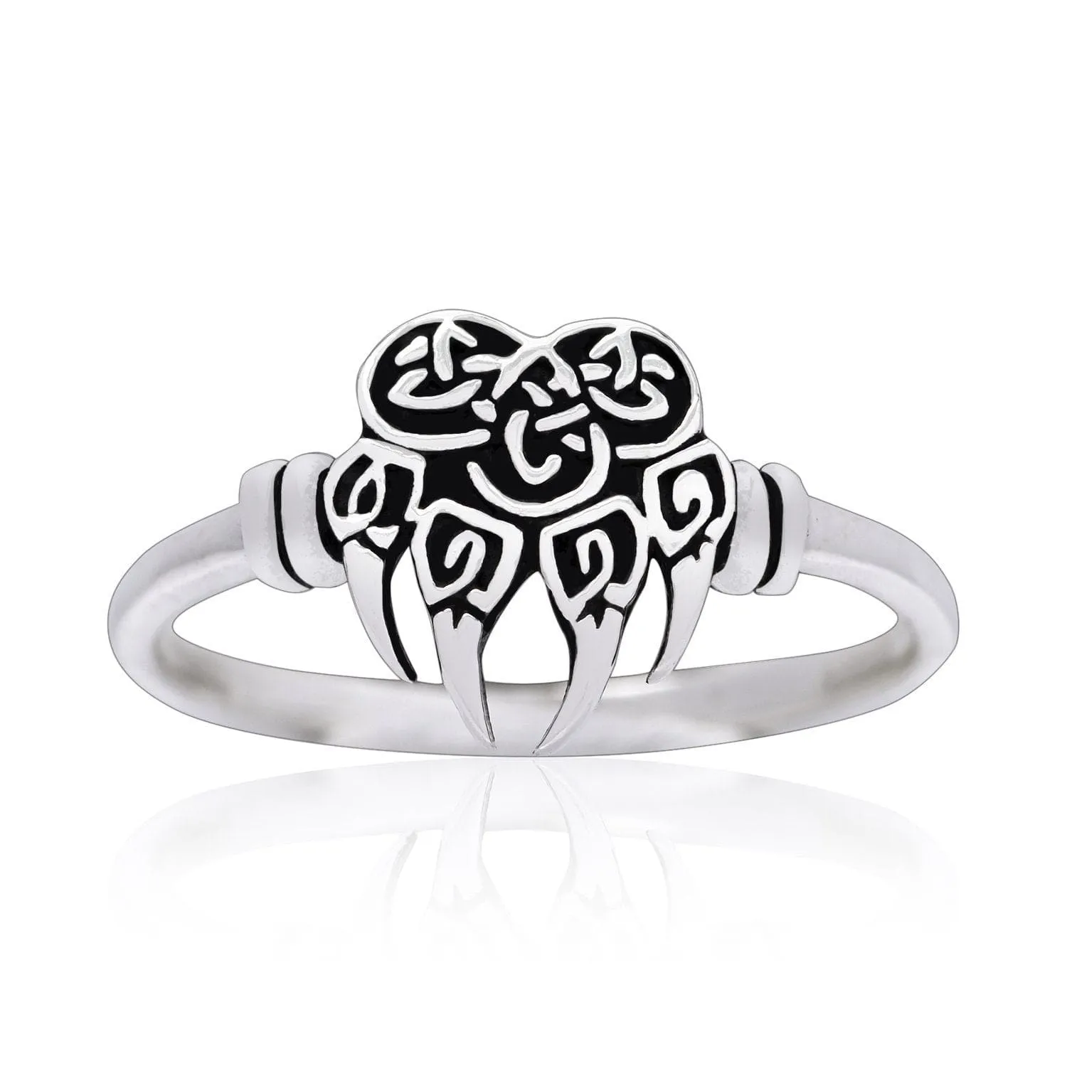 925 Sterling Silver Ladies Veles Ring