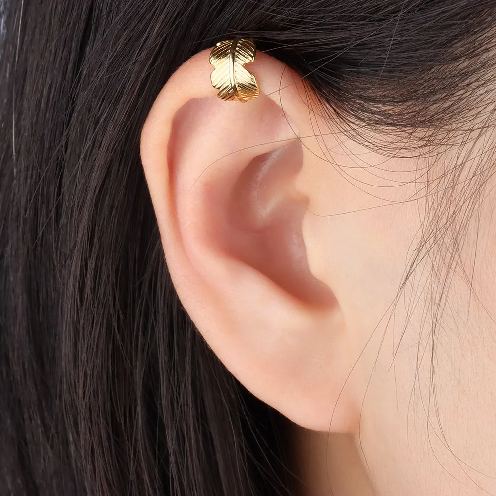 A Leaf Ear Cuff