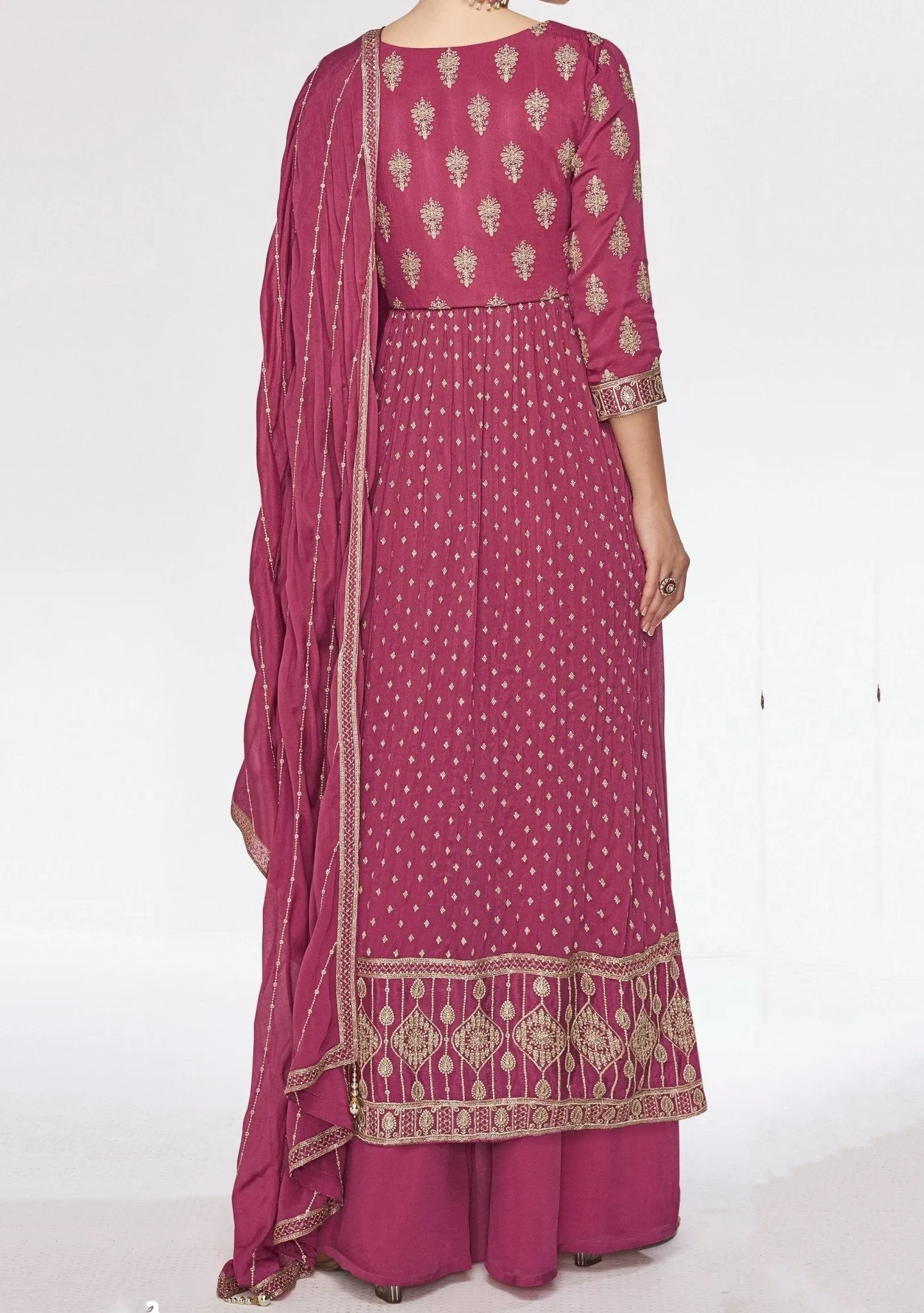 Aashirwad Rosy Party Wear Anarkali Suit