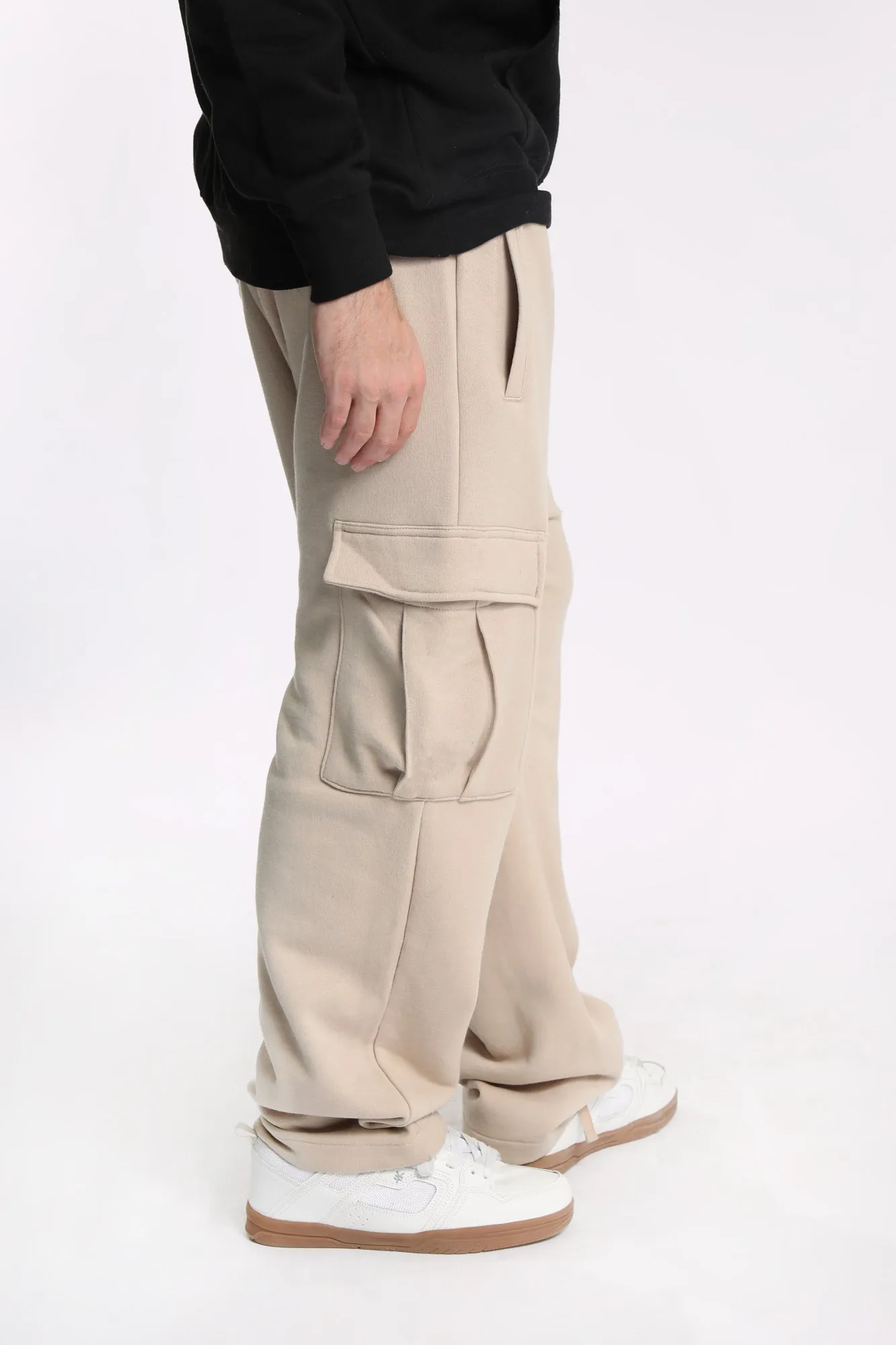 Amnesia Mens Fleece Cargo Jogger