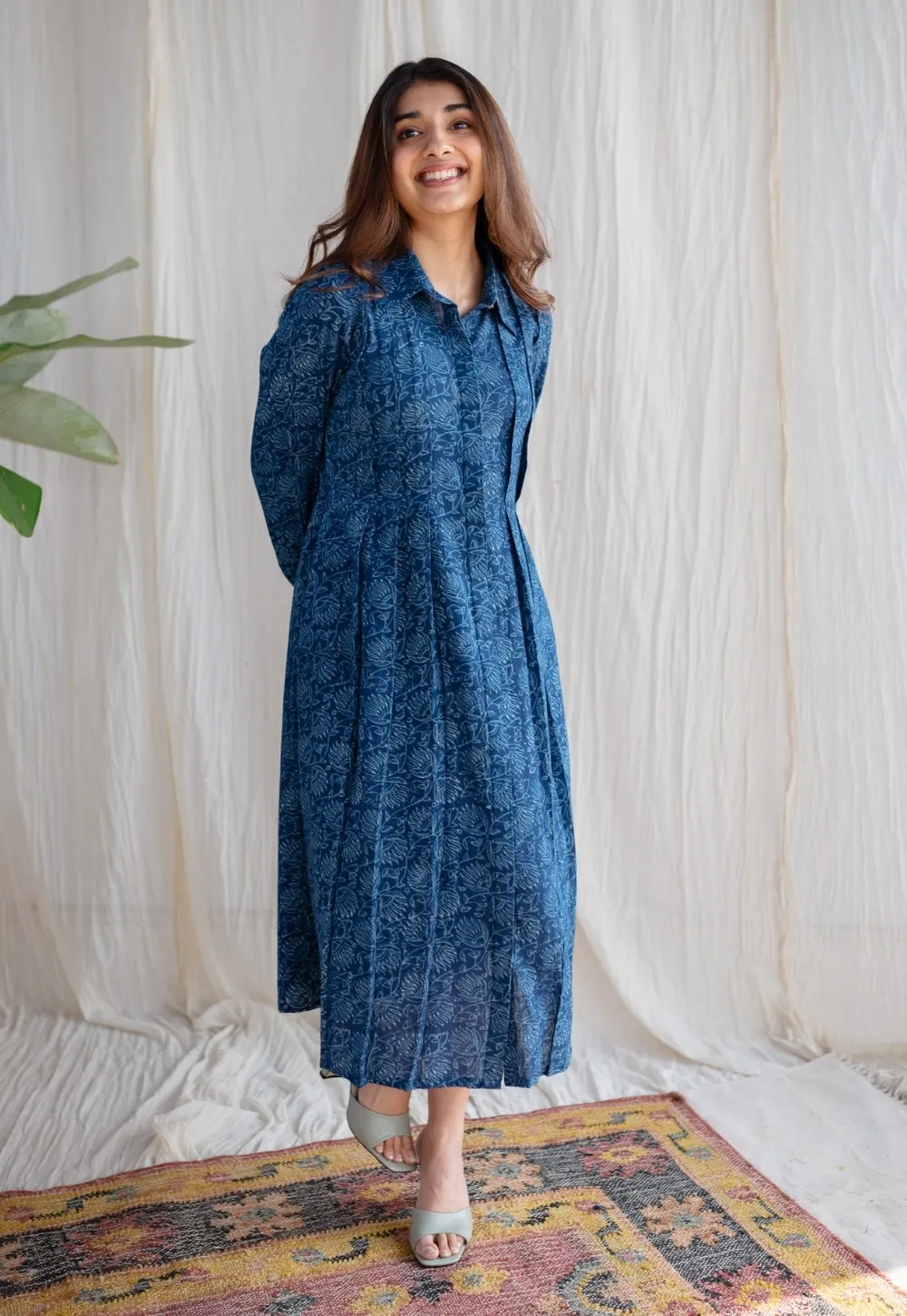 Anila Dabu Slub Cotton Dress