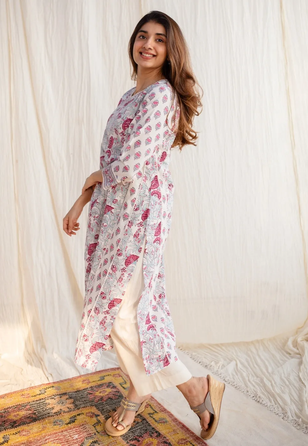 Avika Sanganeri Cotton Kurta