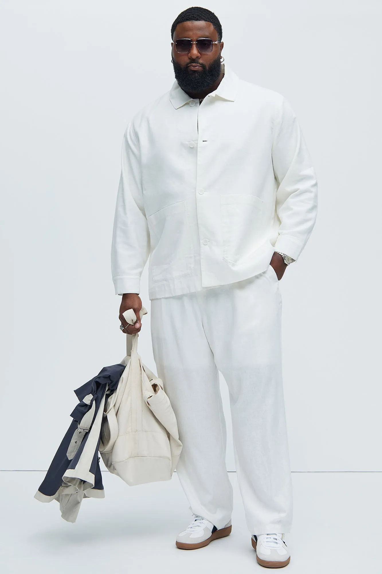 Bahamas Linen Pants - White