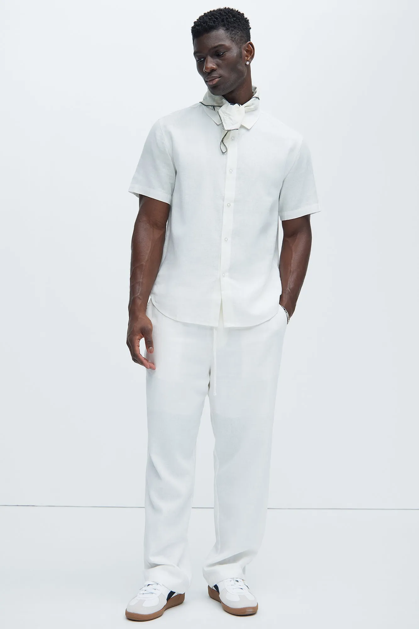 Bahamas Linen Pants - White