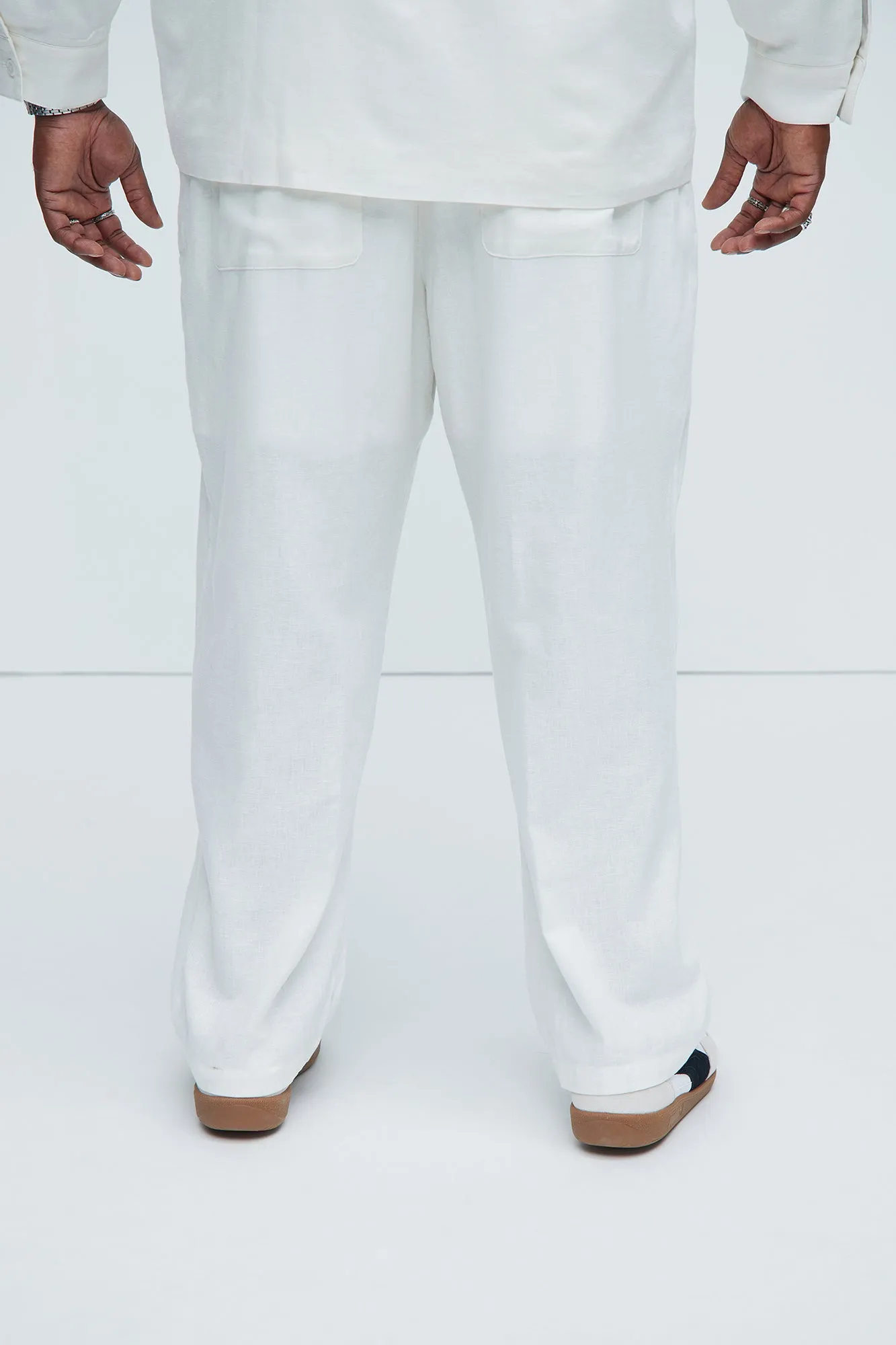 Bahamas Linen Pants - White