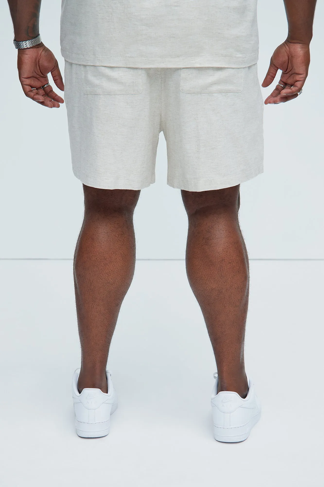 Bahamas Linen Shorts - Oatmeal