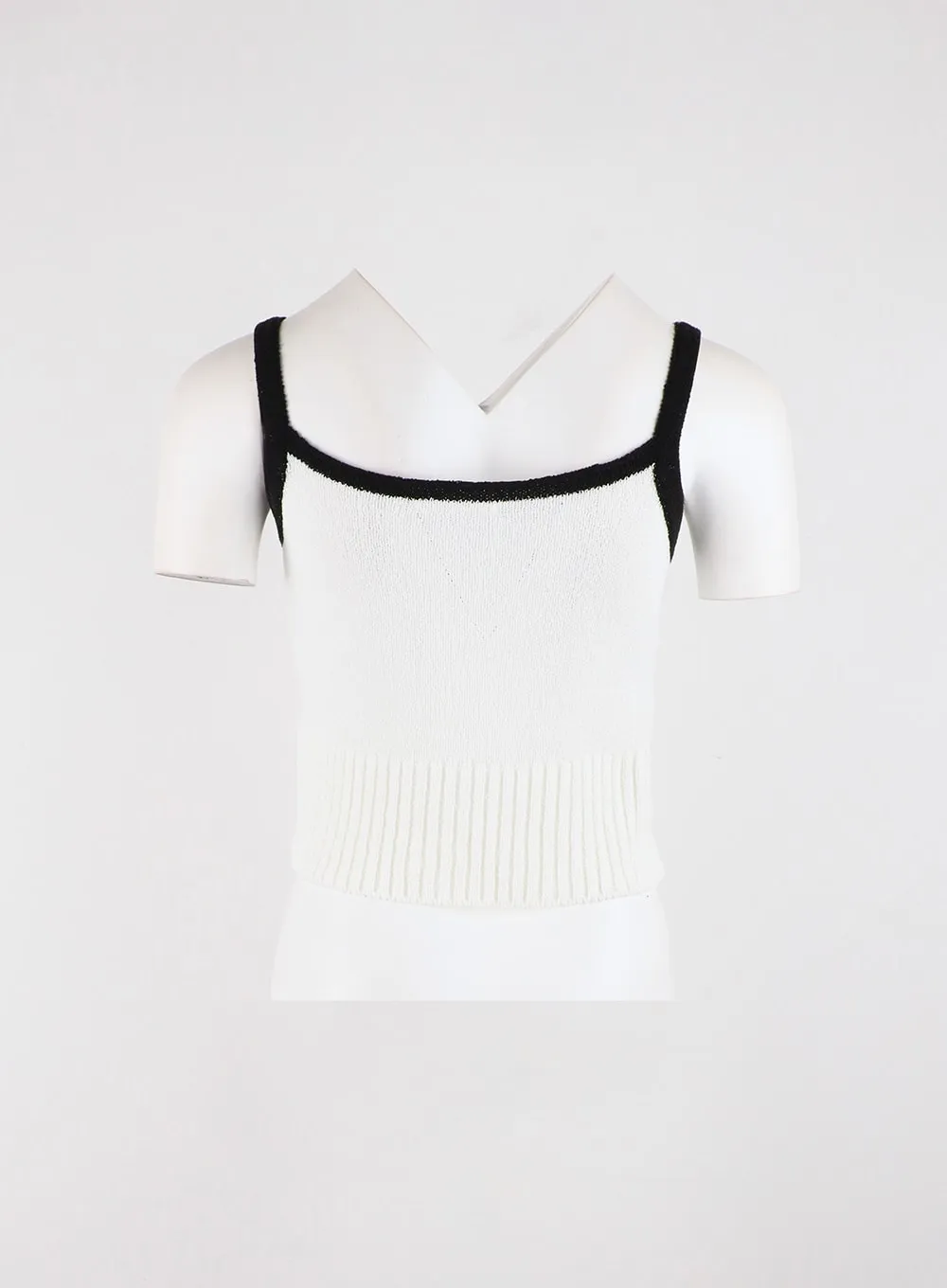 Balletcore Ribbon Crop Tank Top OD327