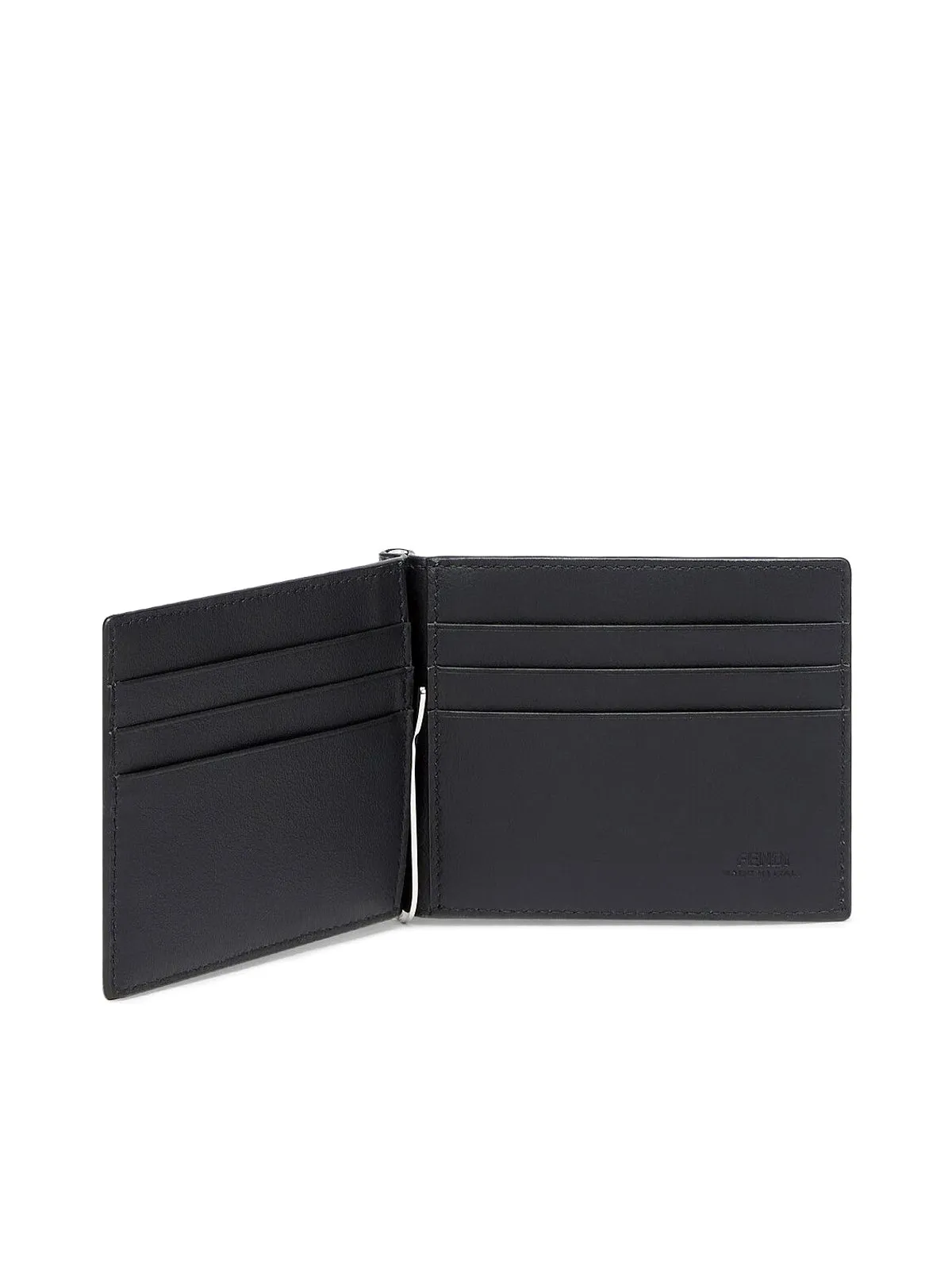 Banknote holder in black leather