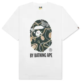 Bape Jewels by Bathing Ape Tee - White