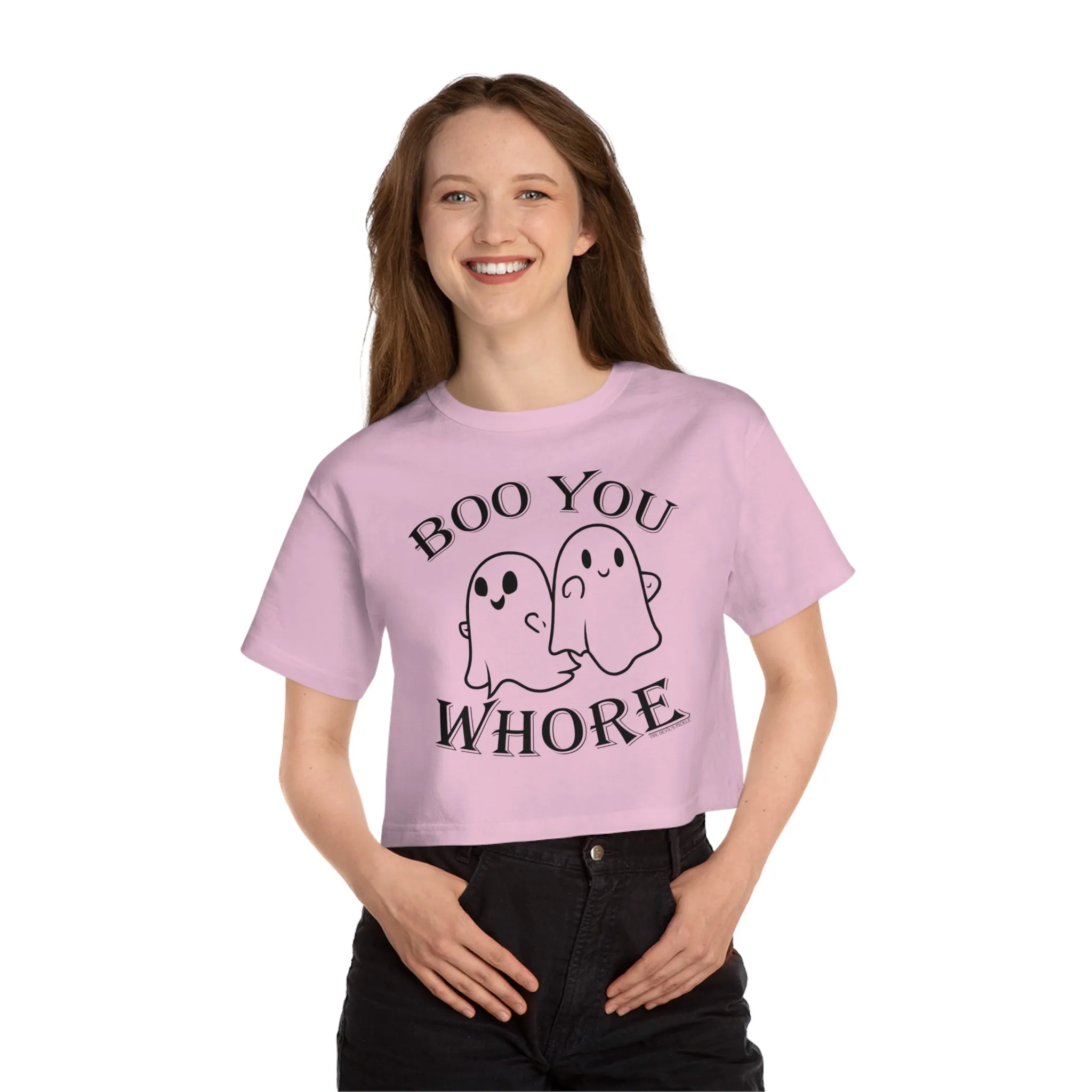 Boo You Whore Cropped T-Shirt