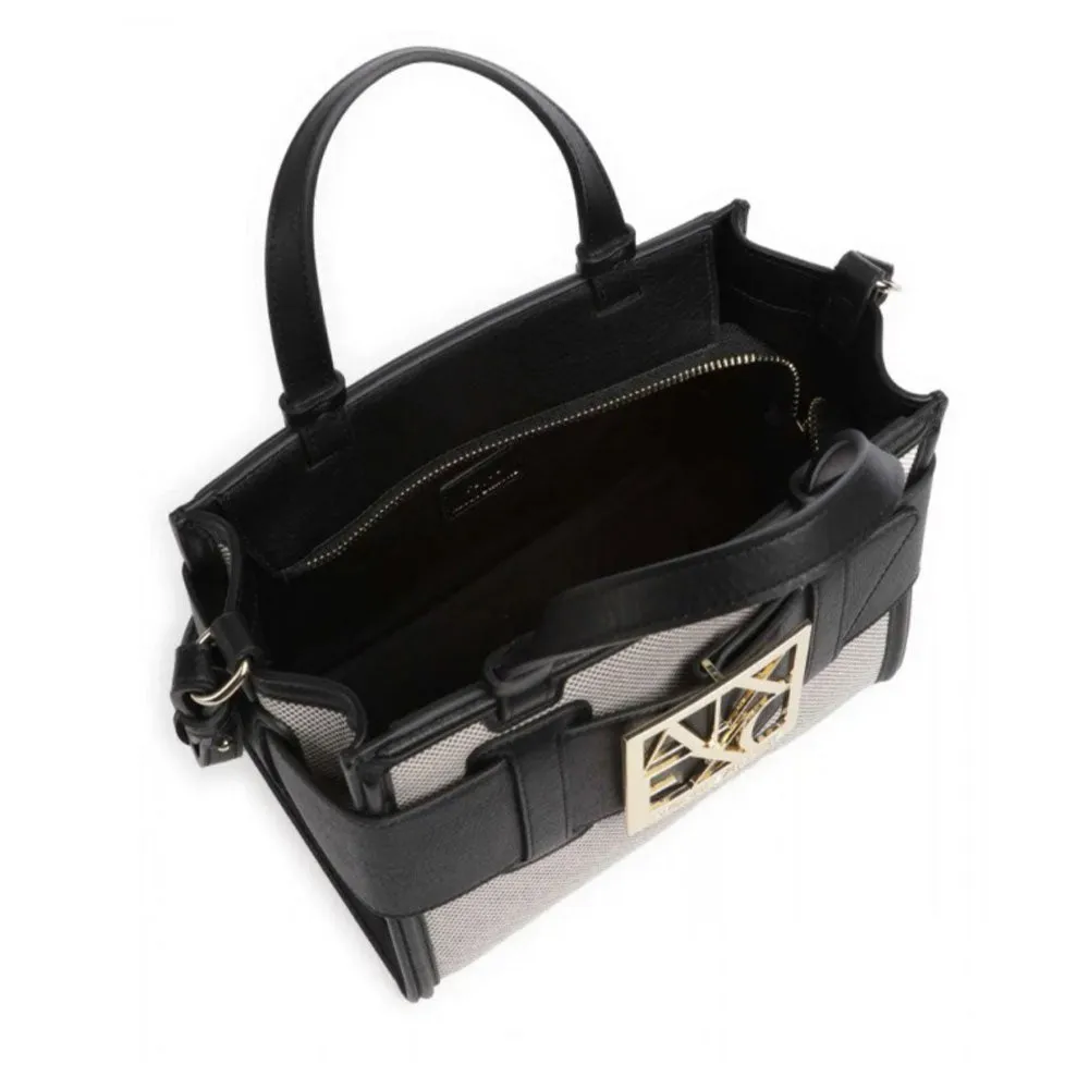 Borsa Donna a Mano con Tracolla ARMANI EXCHANGE colore Black Misura Piccola