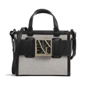 Borsa Donna a Mano con Tracolla ARMANI EXCHANGE colore Black Misura Piccola