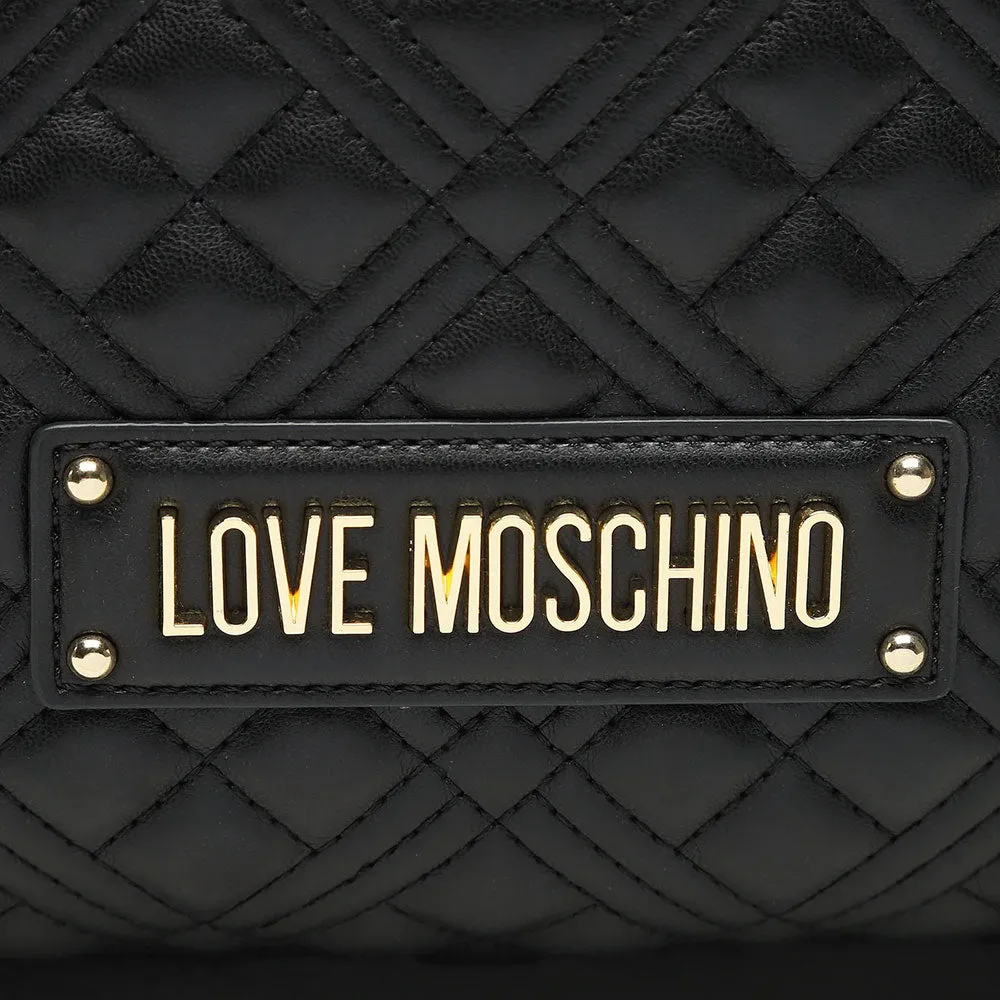 Borsa Donna a Spalla LOVE MOSCHINO linea Quilted colore Nero JC4248