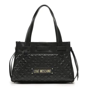 Borsa Donna a Spalla LOVE MOSCHINO linea Quilted colore Nero JC4248