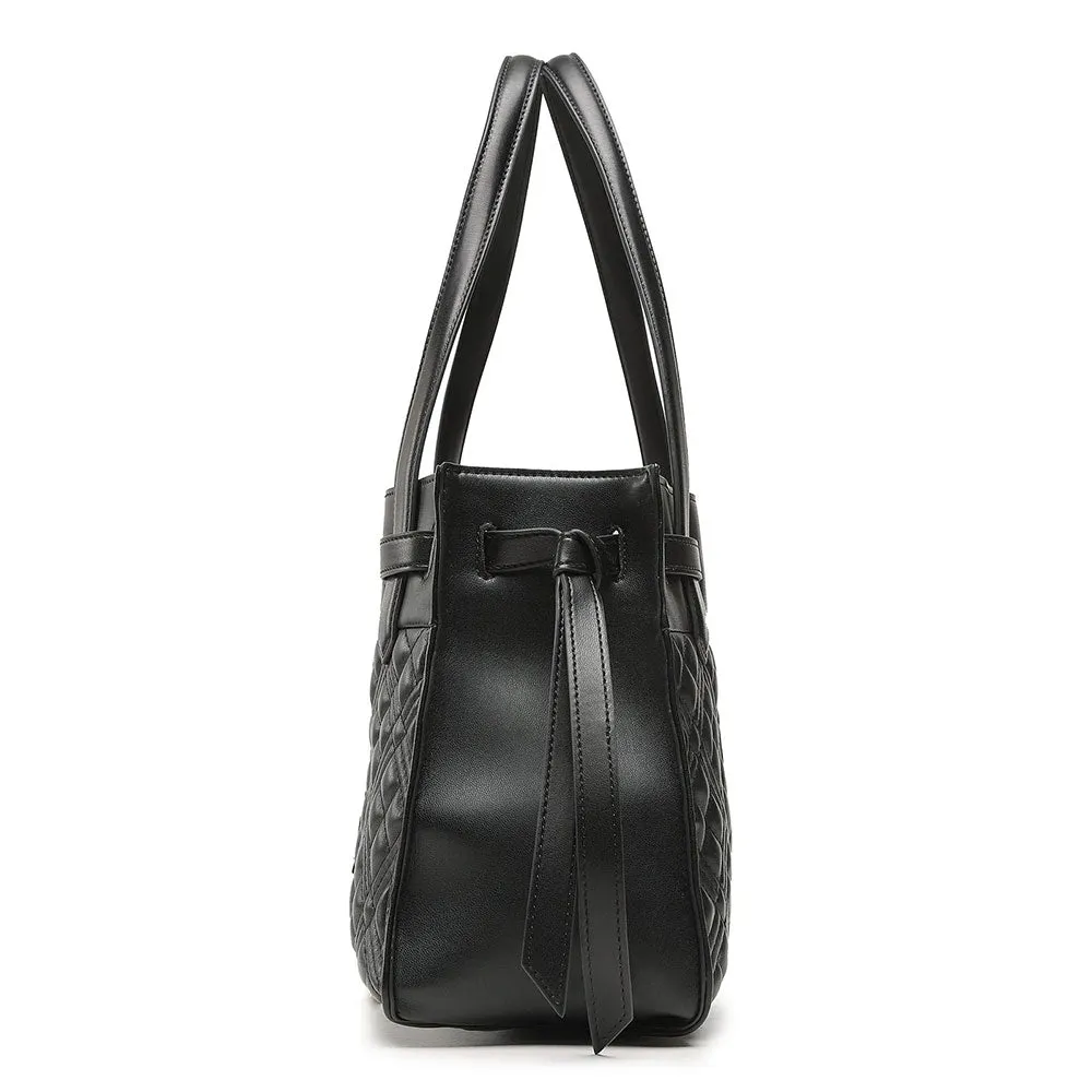 Borsa Donna a Spalla LOVE MOSCHINO linea Quilted colore Nero JC4248