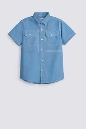 BOYS DOUBLE STITCH SHIRT