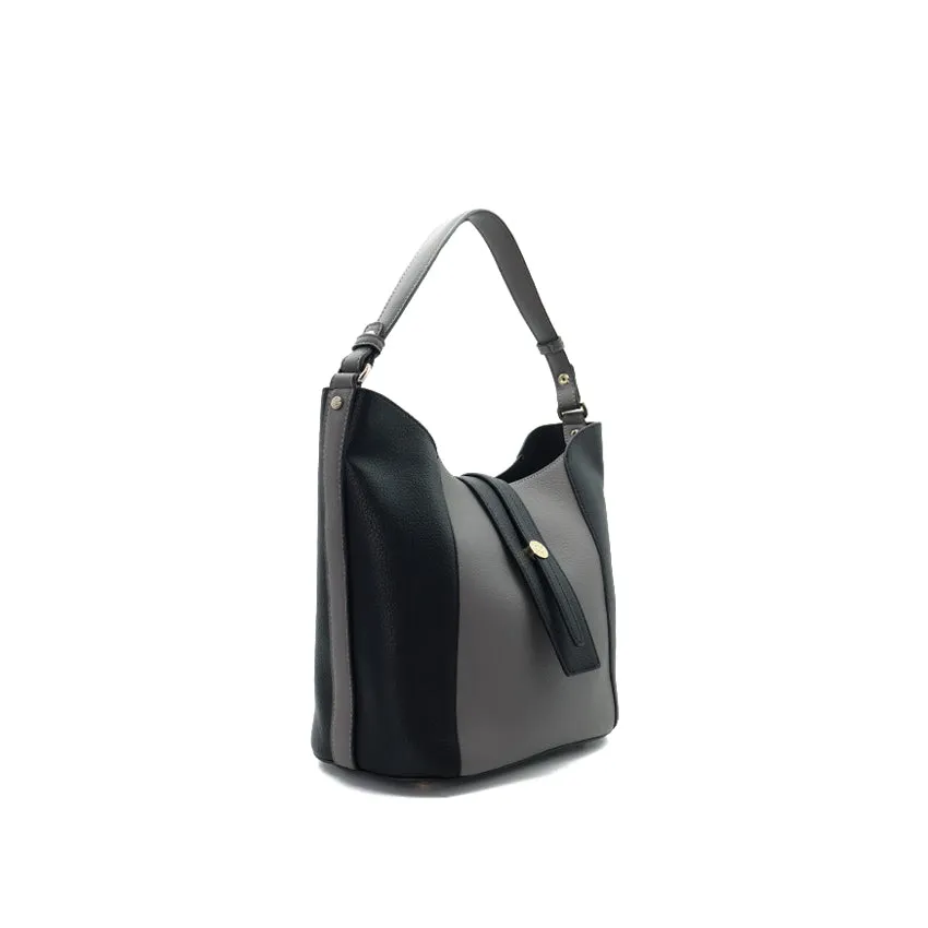 Brava Hobo (L) Women's Bag - Black/Light Grey