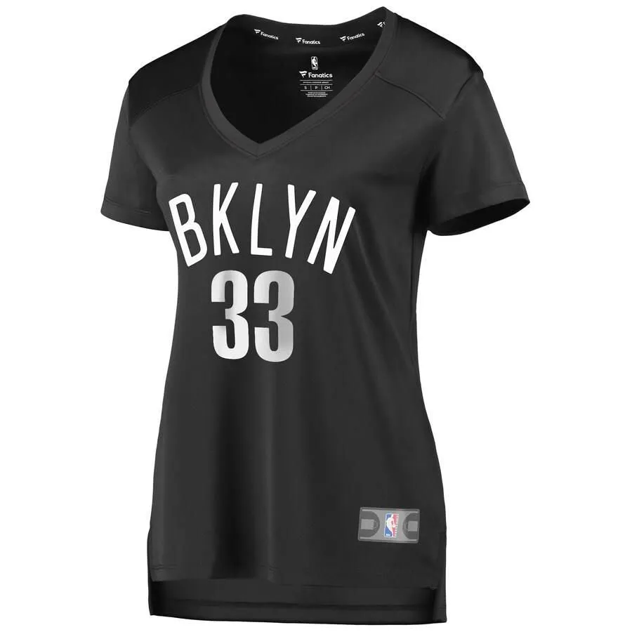 Brooklyn Nets Nicolas Claxton Fanatics Branded Fast Break Player Statement Jersey Womens - Dark Grey | Ireland K2345J4