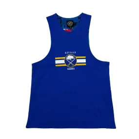 Buffalo Sabres Royal & Mesh Reversible Muscle Tank Top