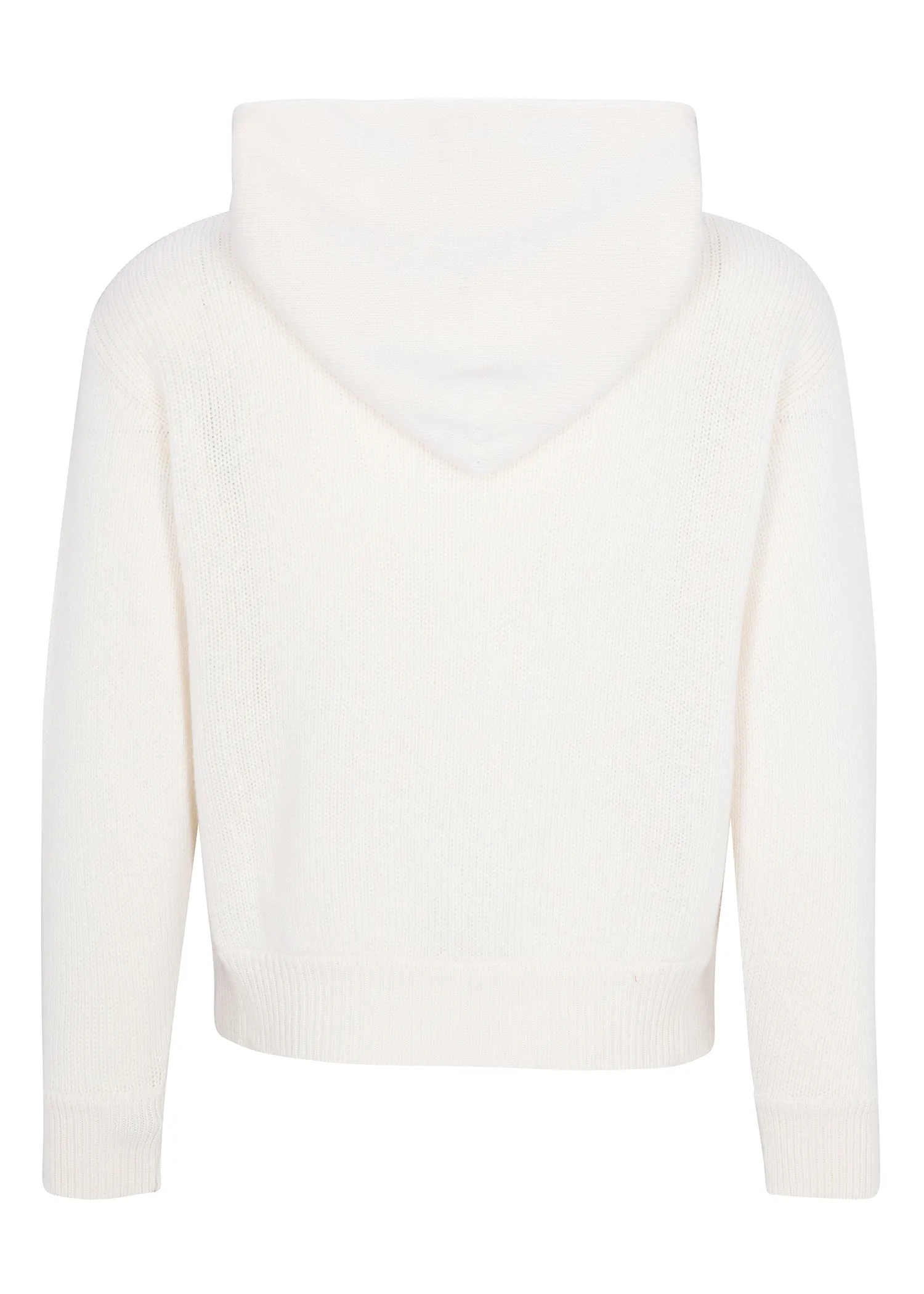 Cable Knit Cashmere Crop Hoodie