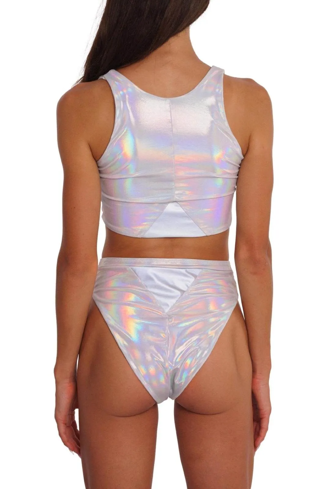 Cali Iridescent Crop Top