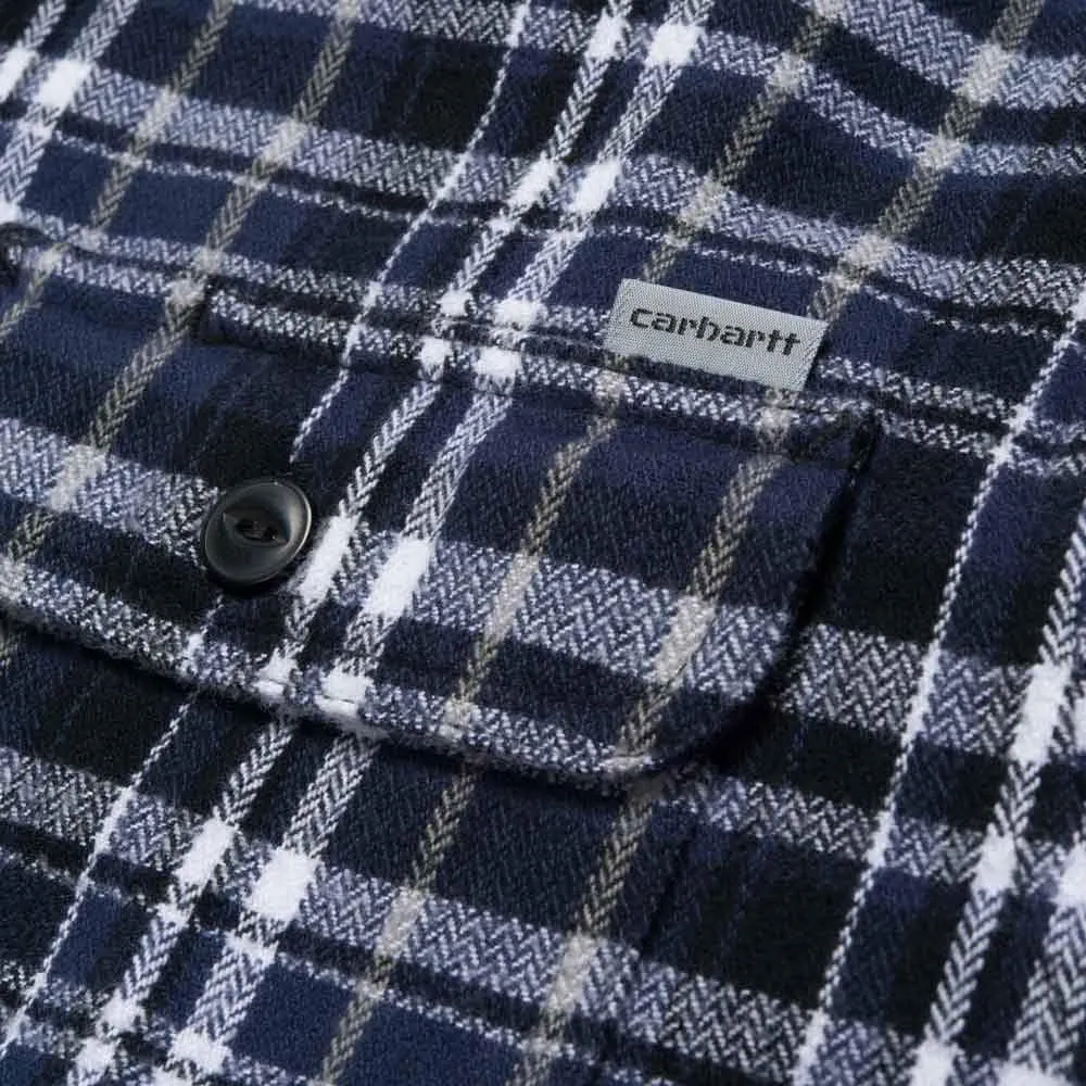 Carhartt L/S Stinson Check Shirt - Blue