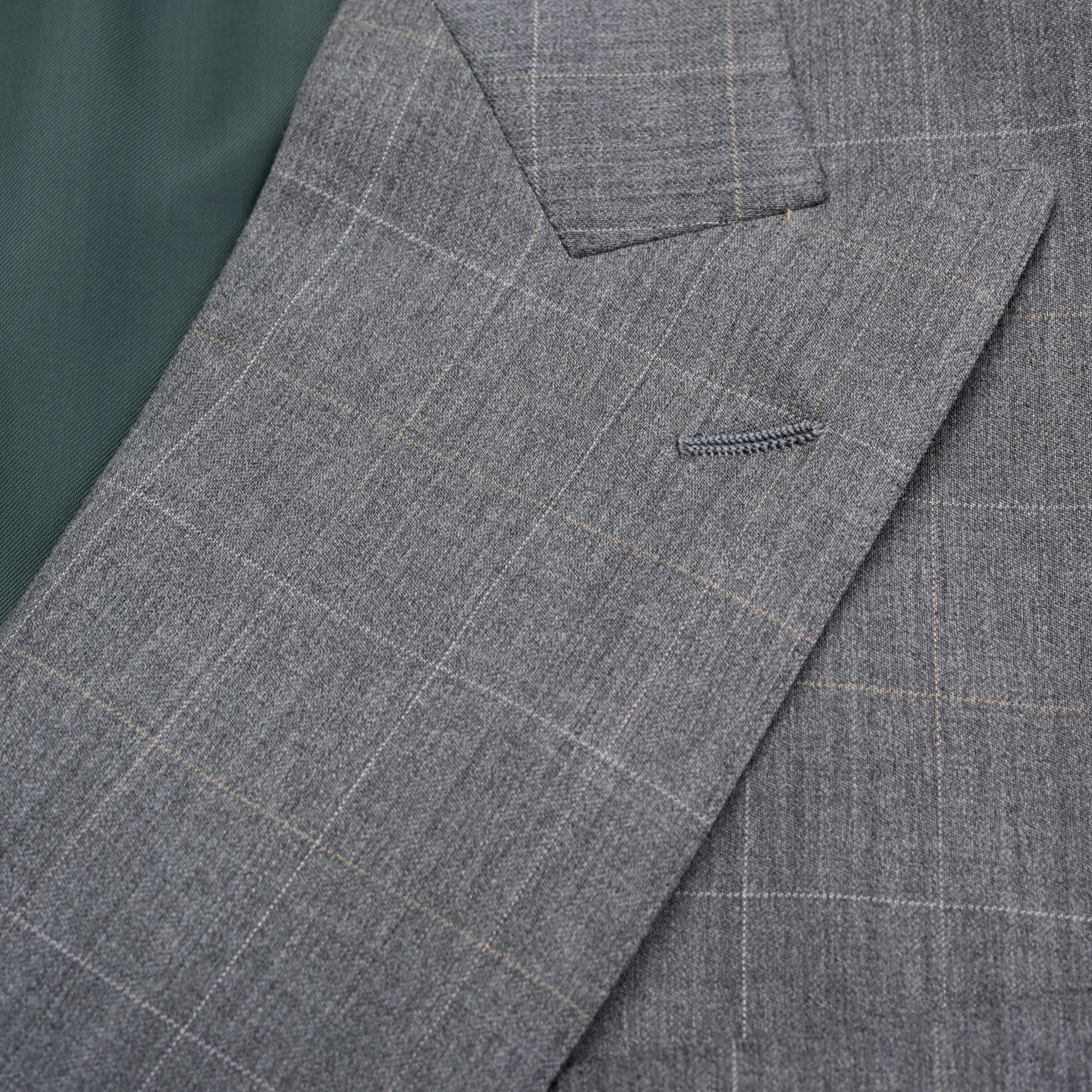 CASTANGIA 1850 Gray Wool Double Breasted Jacket EU 54 NEW US 44