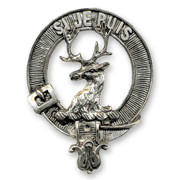 Clan Crest Cap Badge Surnames A-L