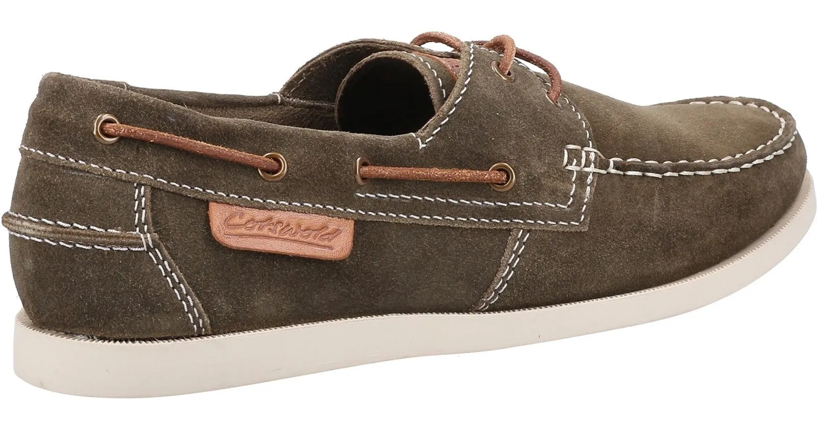 Cotswold Mitcheldean Mens Leather Lace Up Boat Shoe