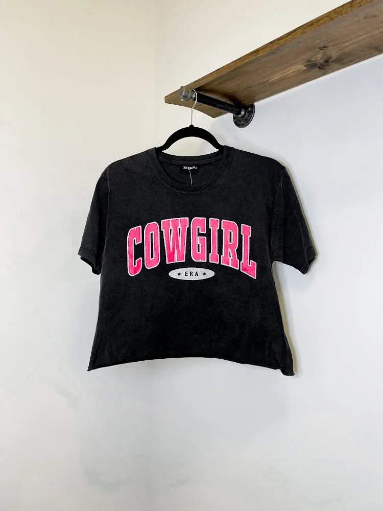 Cowgirl Era Graphic Crop