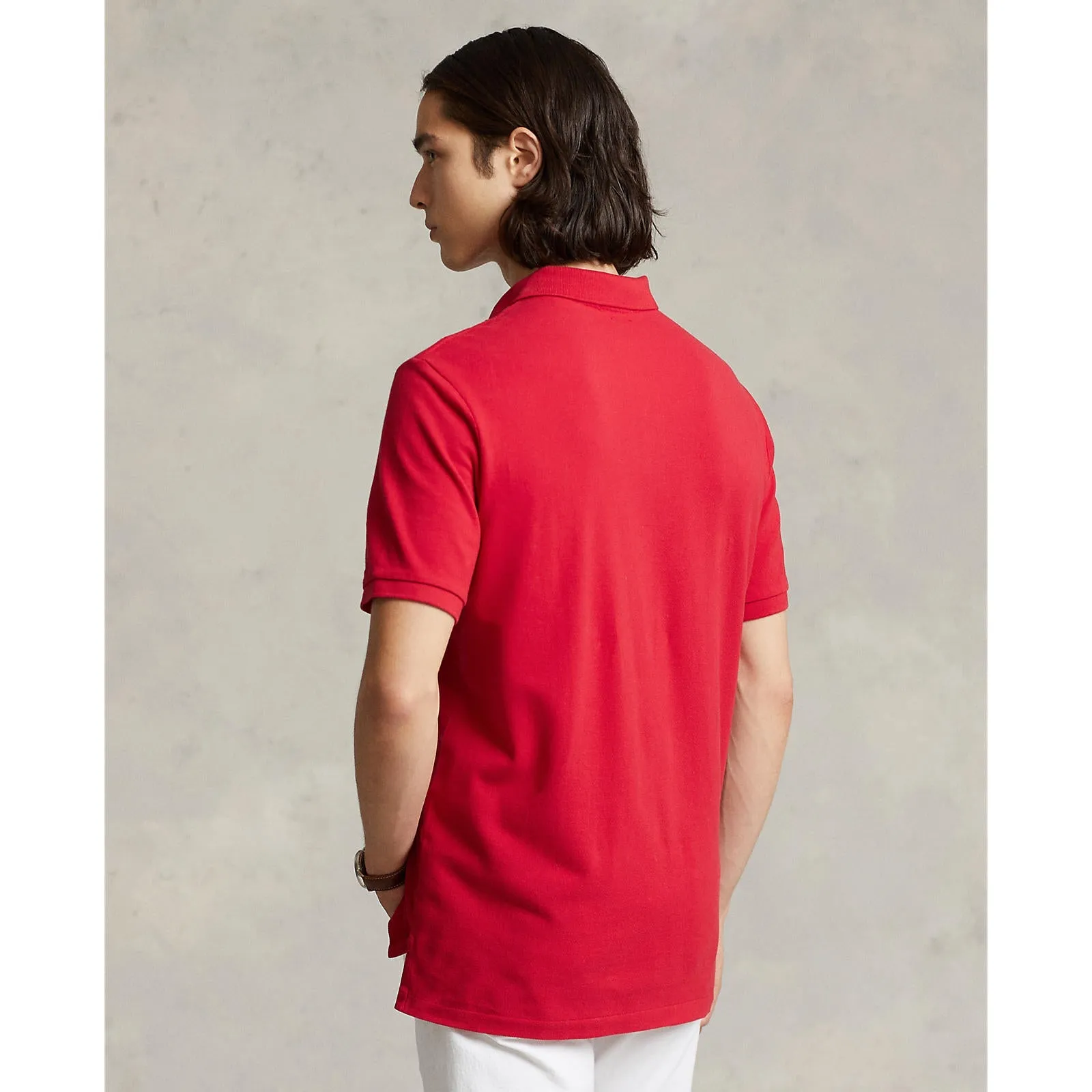 Custom Fit Mesh Polo - Red