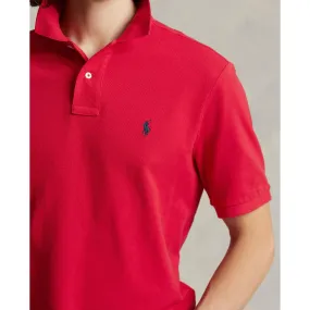 Custom Fit Mesh Polo - Red