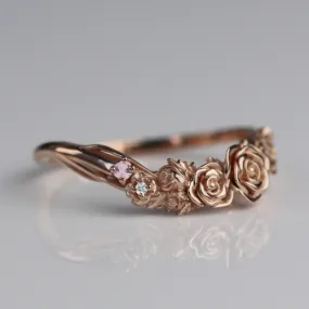 Custom Gold Rose Band  956.00