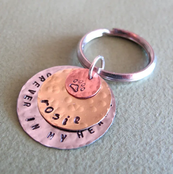 Custom Keychain - Pet Collar Pendant