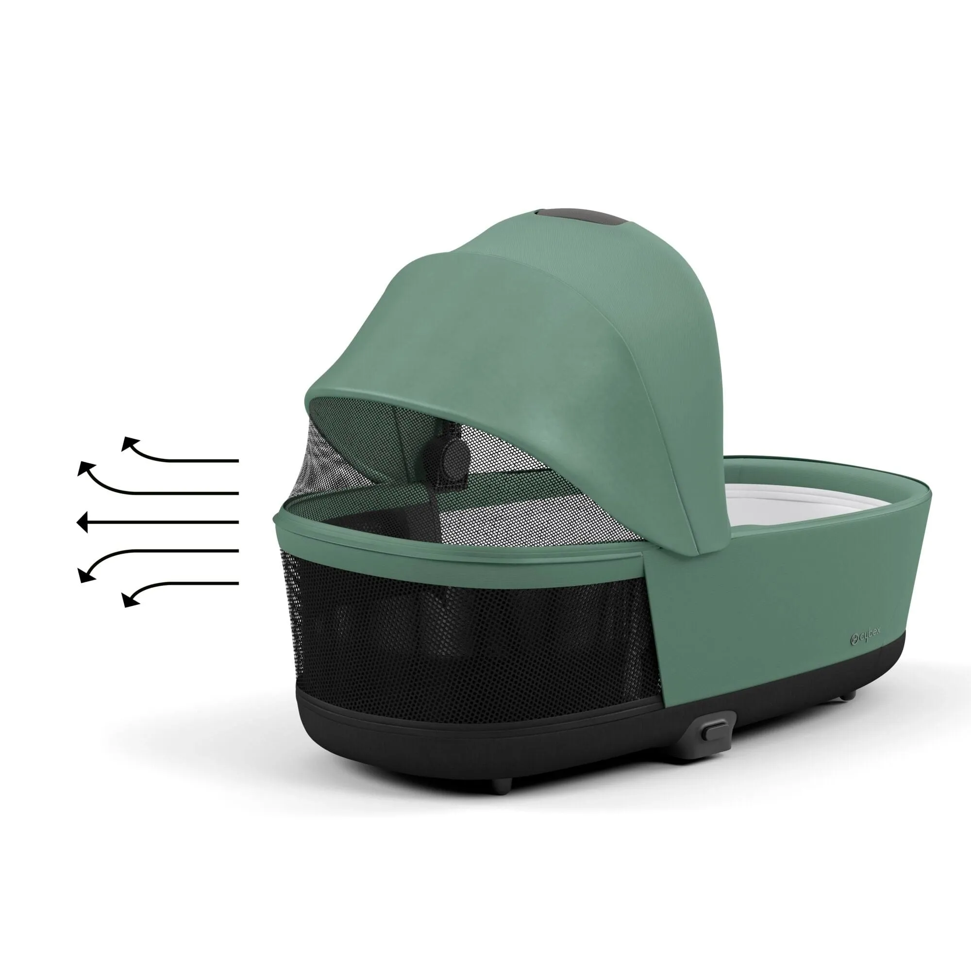 Cybex Priam Lux Carrycot - Leaf Green (2023)