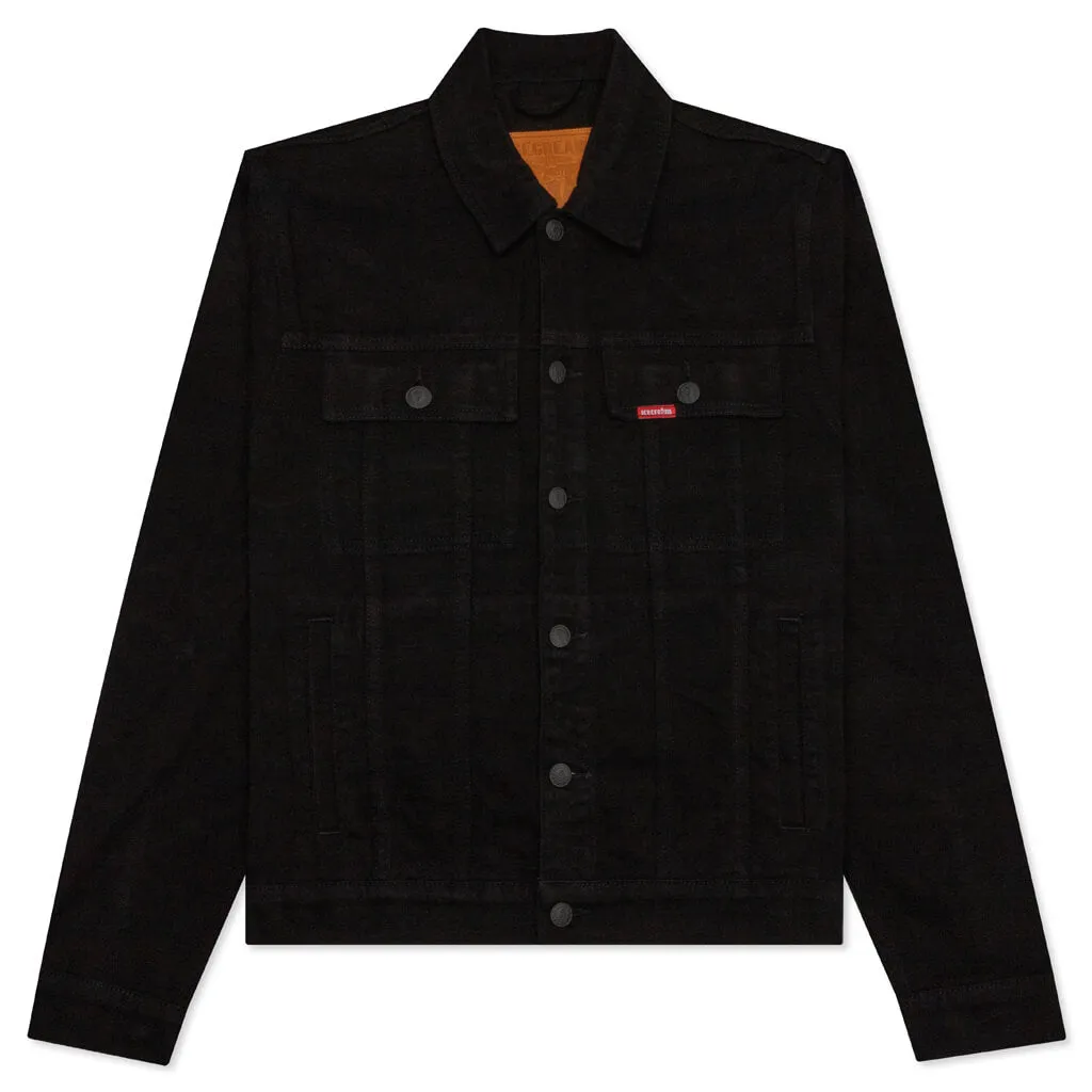 Dagger Denim Jacket - Black