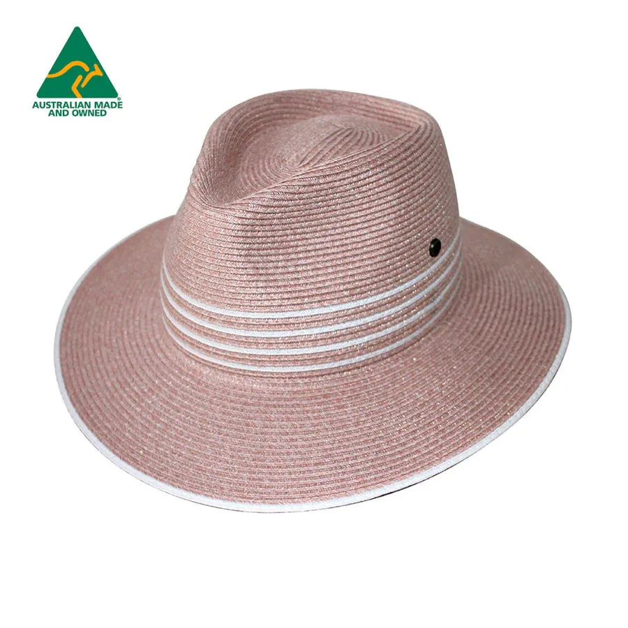 Evoke Hat Karrie Fedora Pink