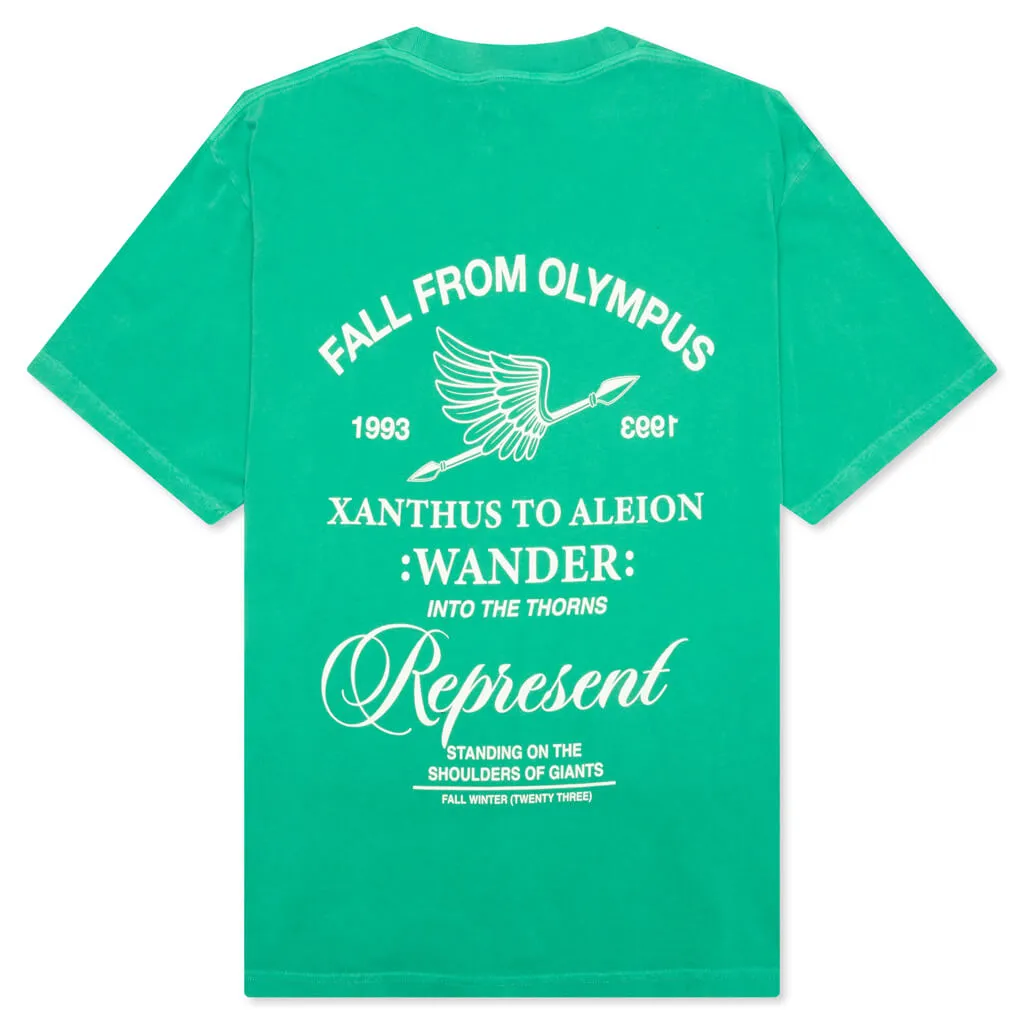 Fall From Olympus T-Shirt - Island Green