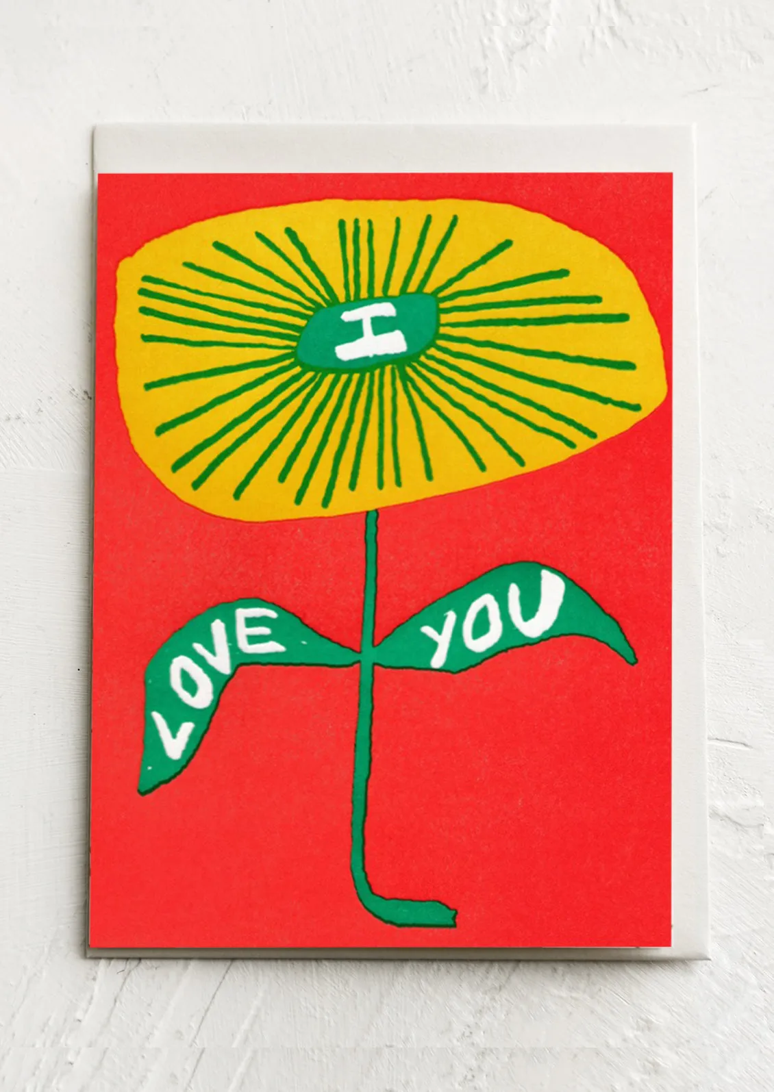 Flower Bloom I Love You Card