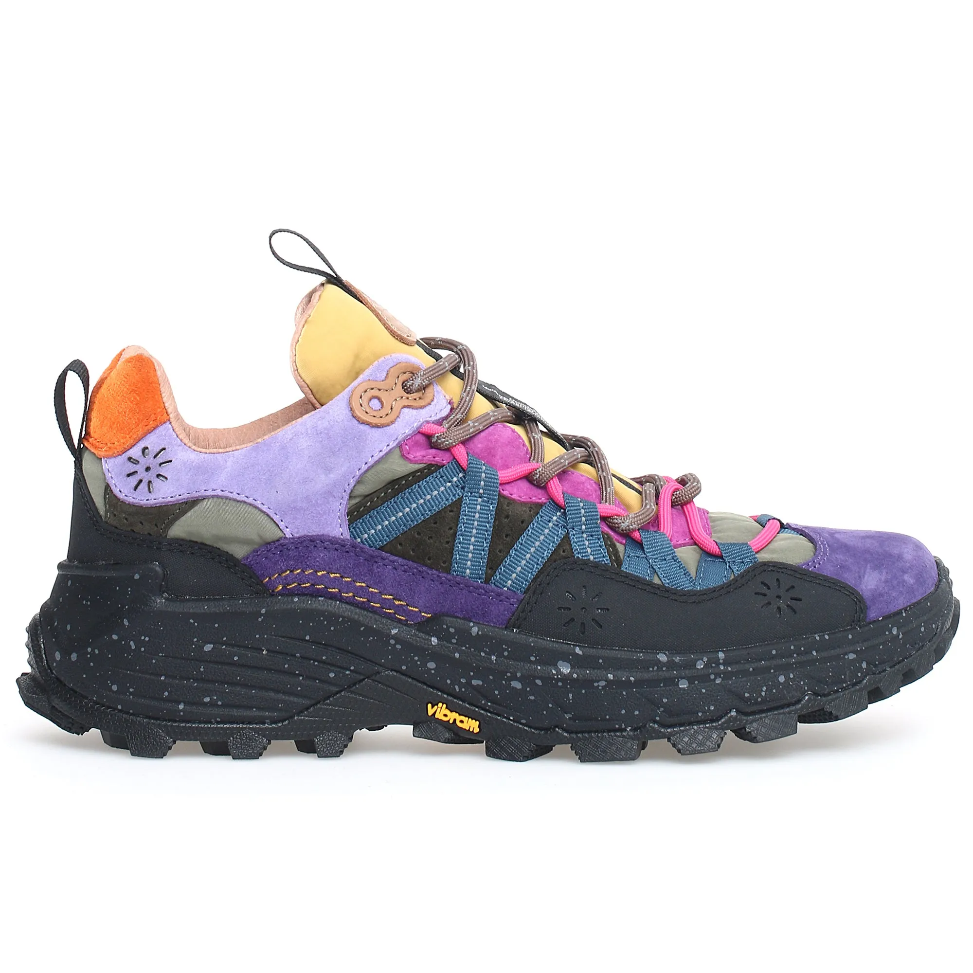 Flower Mountain Iwano Trainers - Khaki / Multi