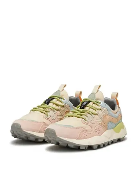 Flower Mountain Womens Yamano 3 Trainers Pink / Beige