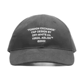 Foreign Exchange Baseball Cap - Black/White