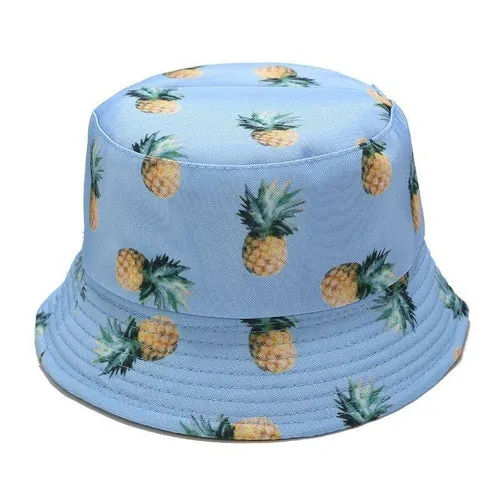 Fruit Cherry Bucket Hats for Girls Women Summer Sun Hat