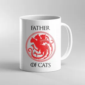 Gearhuman 3D Father Of Cats Fathers Day Gift Custom Name Mug