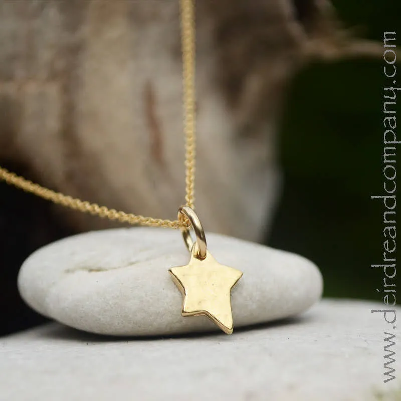 Gold Star Necklace - Shine Brightly