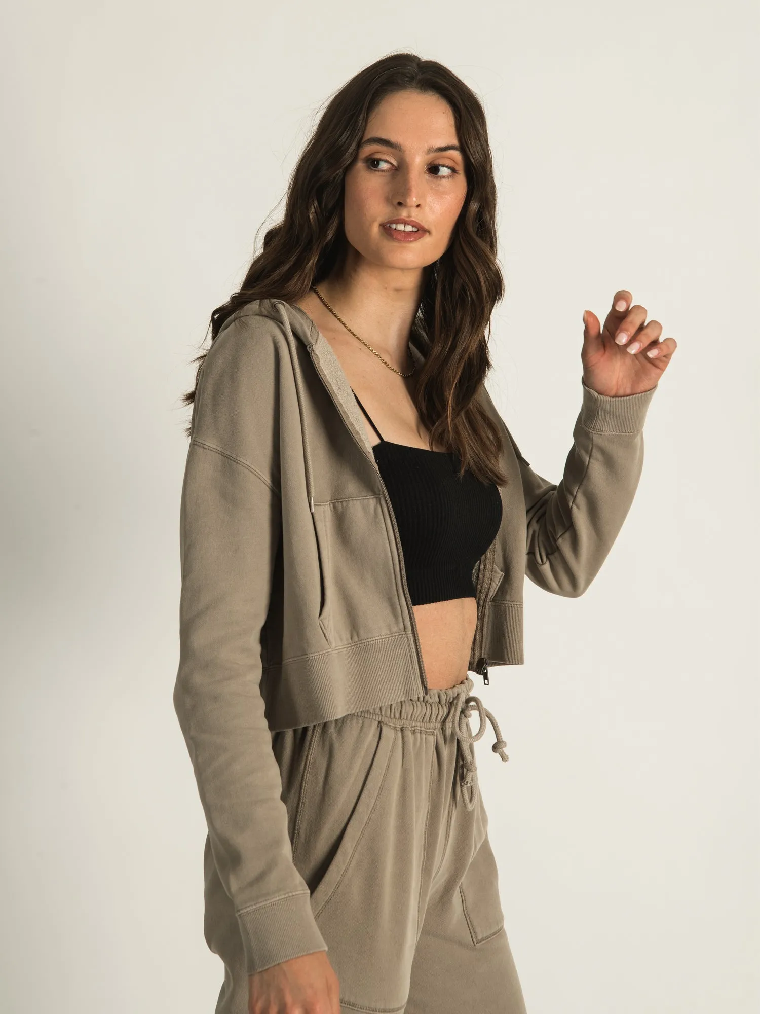 HARLOW JOSIE ZIP UP HOODIE - CLEARANCE