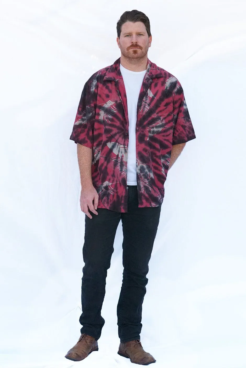 Hawaiian Kai Shirt // Onyx Tie Dye