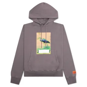 Heron Censored Hoodie - Grey/Yellow