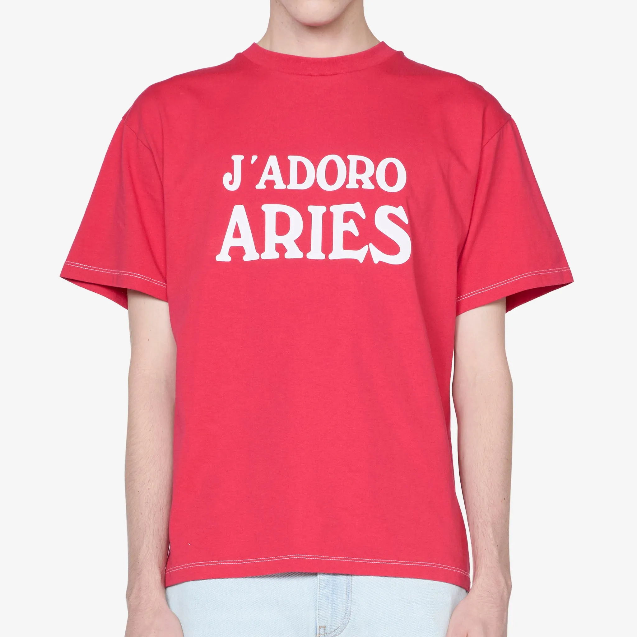 J'Adoro Aries Short Sleeve T-Shirt Red